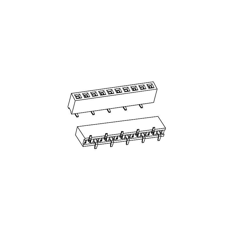 Female Header PH2.00mm Single row SMT Series